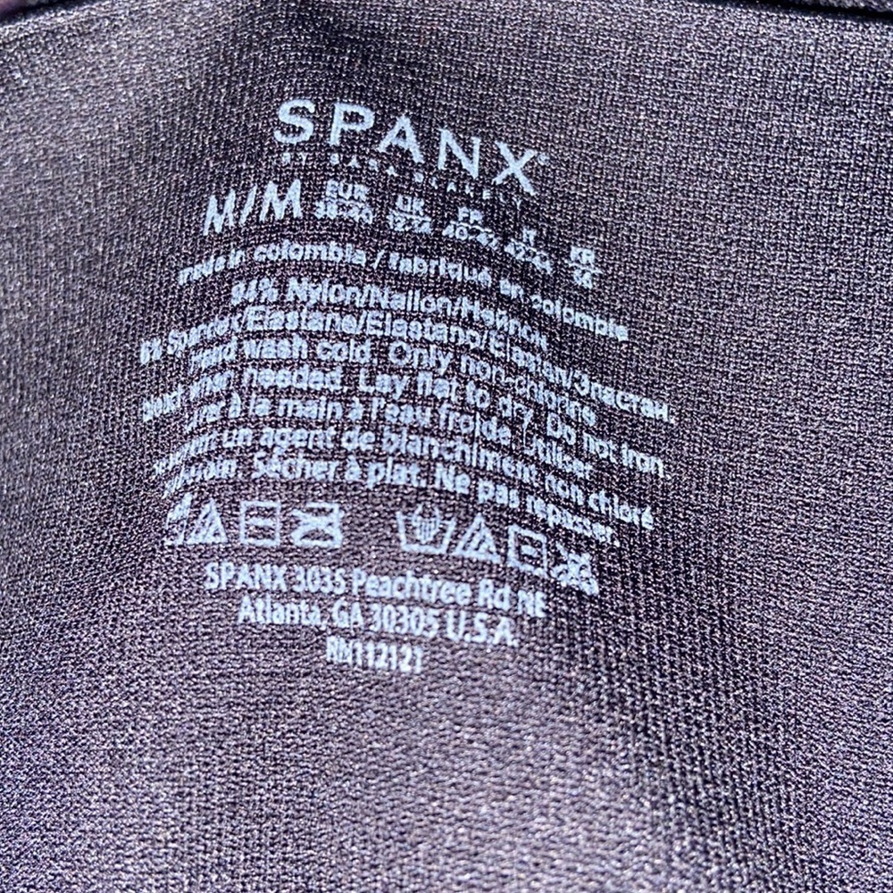 Spanx Black Pull On Skinny Pull On Leggings Size Medium. - Picture 3 of 5